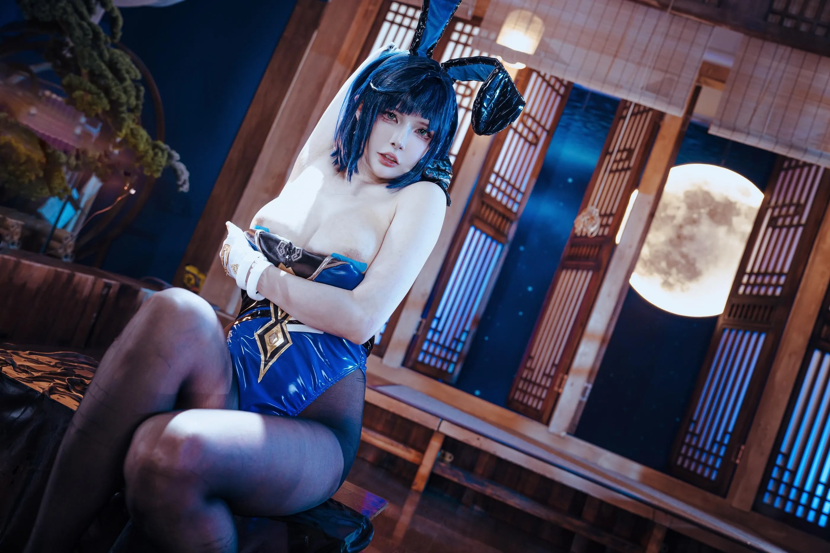 秋和柯基 – NO.105 夜兰 兔女郎 [92P]插图7